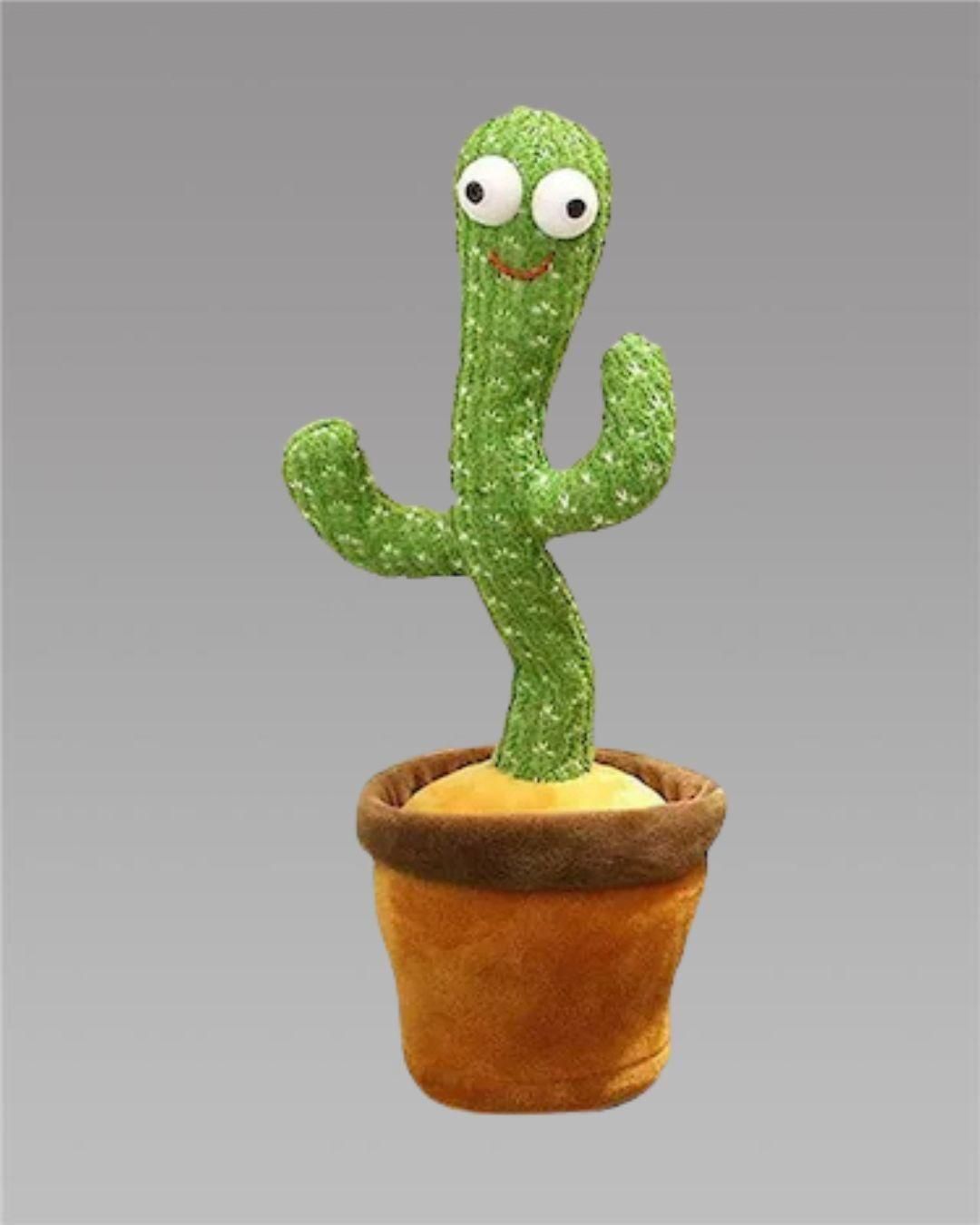 LED Musical Dancing & Mimicry Cactus Toy – Singing, Talking & Fun Gift for Kids