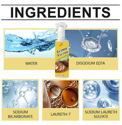 Leather Shine & Protection – Quick Conditioner for Shoes, Bags, Jackets, Furniture & Car Seats