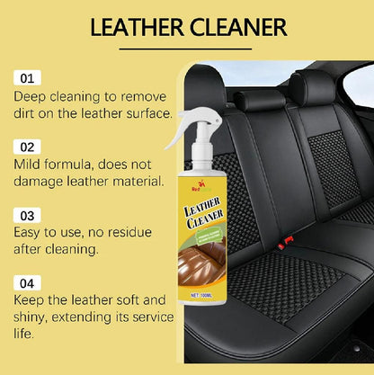 Leather Shine & Protection – Quick Conditioner for Shoes, Bags, Jackets, Furniture & Car Seats