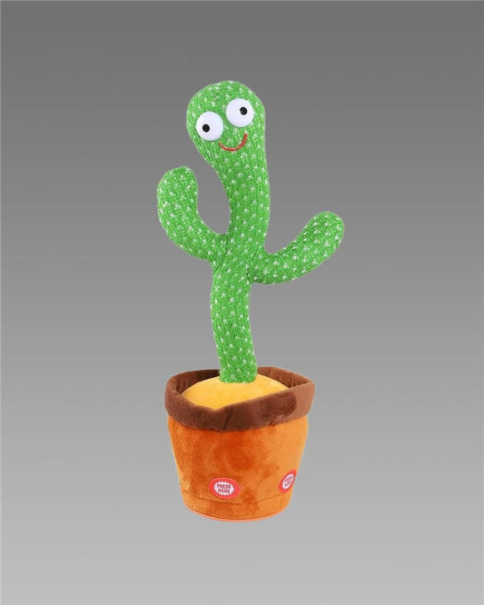 LED Musical Dancing & Mimicry Cactus Toy – Singing, Talking & Fun Gift for Kids
